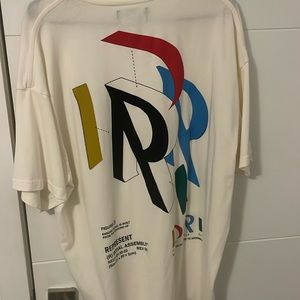 Represent owners club oversized t shirt white , size large